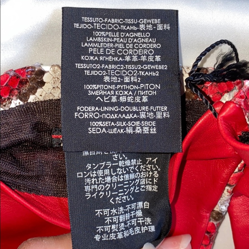 Gucci Python Gloves - Picture 6 of 7